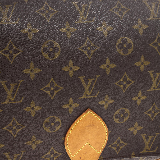 Louis Vuitton Brown Monogram Cartouchiere PM Cloth ref.934025