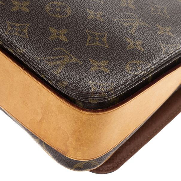 Louis Vuitton Brown Monogram Cartouchiere PM Cloth ref.934025 - Joli Closet
