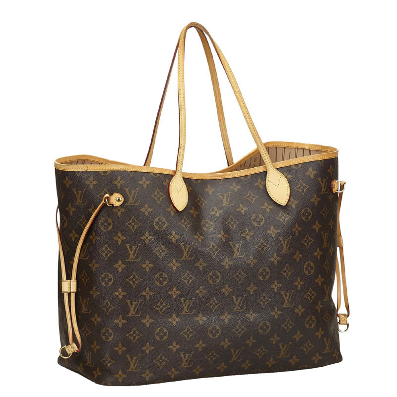 

Louis Vuitton Monogram Canvas Neverfull GM Bag, Brown