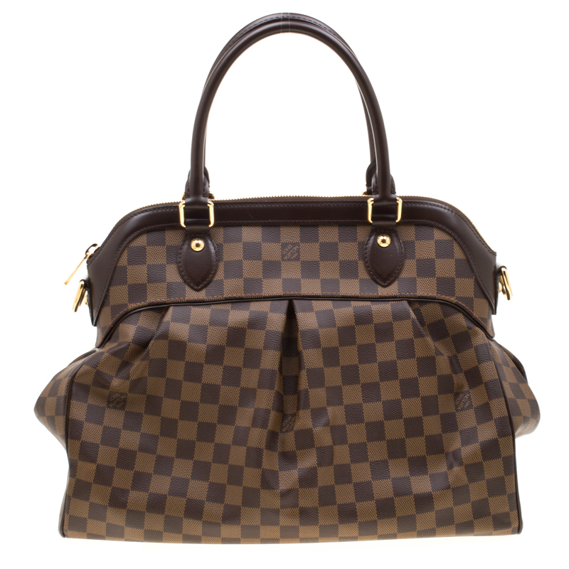 Pre Owned Louis Vuitton Damier Ebene Canvas Trevi GM Bag