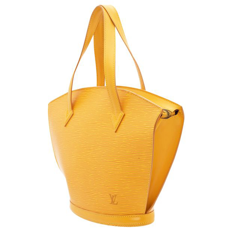 

Louis Vuitton Yellow Epi Leather Saint Jacques Short Strap PM Bag