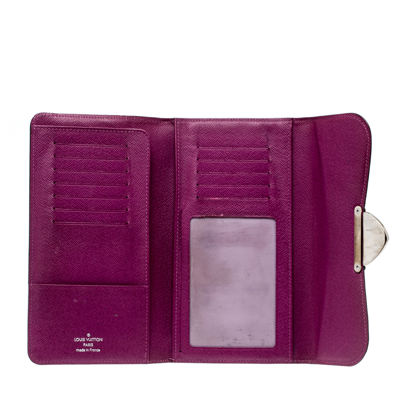 

Louis Vuitton Cassis Epi Leather Eugenie Wallet, Purple