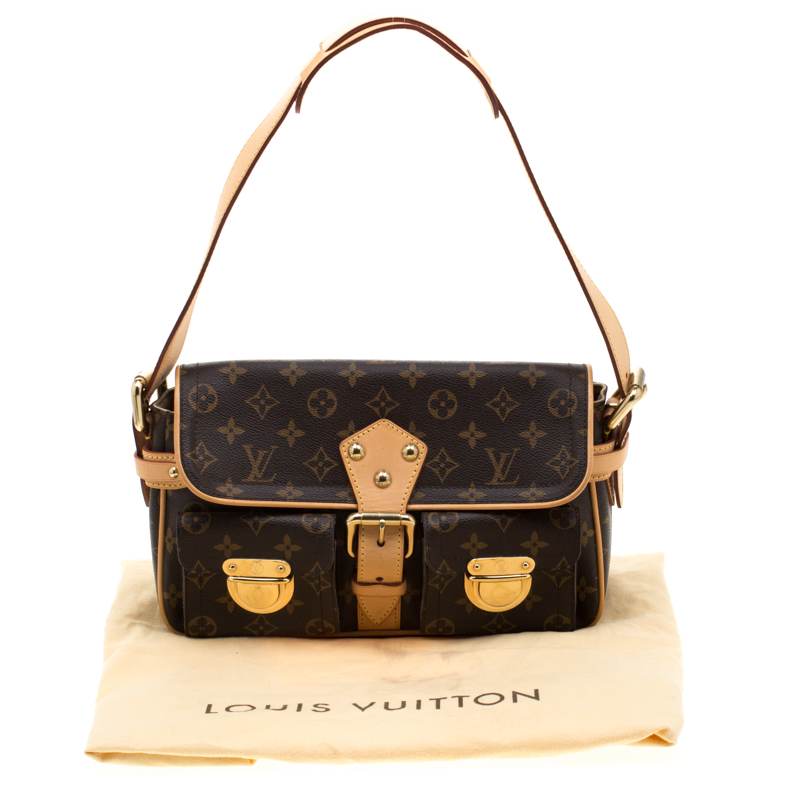 Louis Vuitton Monogram Hudson PM Brown Cloth ref.883780 - Joli Closet