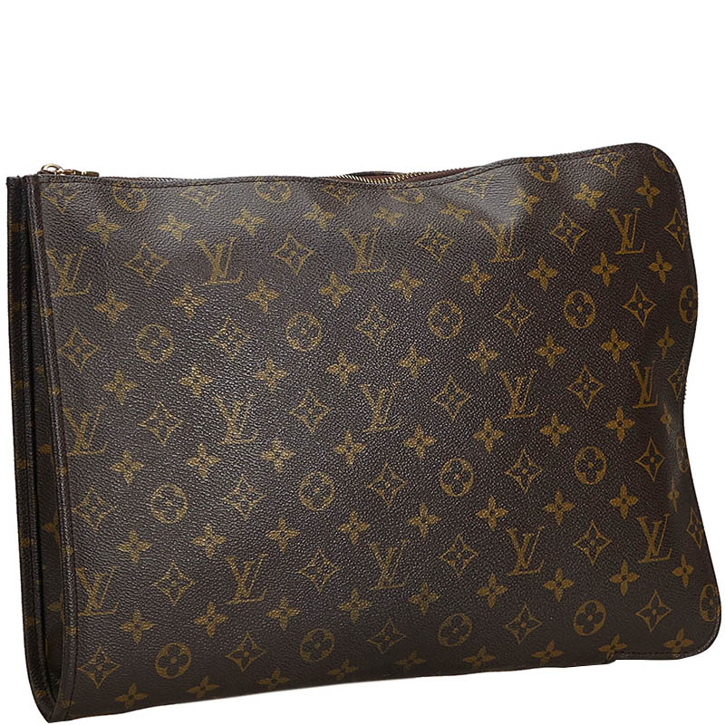 

Louis Vuitton Monogram Poche Documents Portfolio Case, Brown