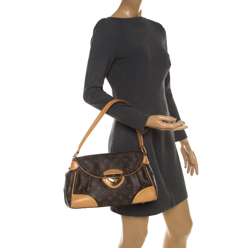 

Louis Vuitton Monogram Canvas Beverly MM Bag, Brown