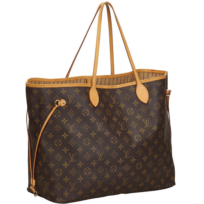 

Louis Vuitton Monogram Canvas Neverfull GM Bag, Brown