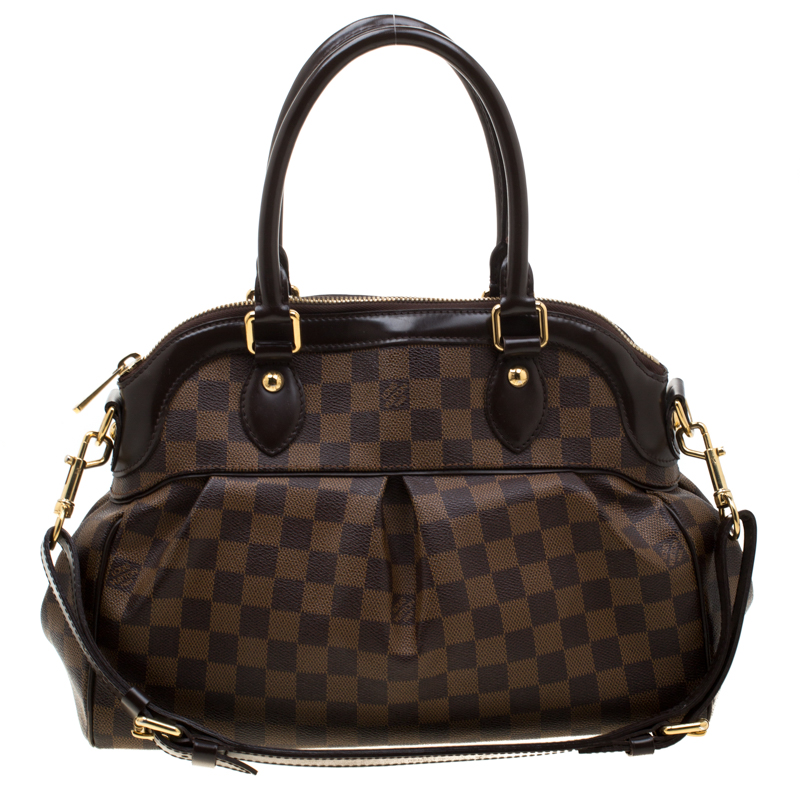 Louis Vuitton Pre-owned Damier Ebene Trevi PM Handbag - Brown