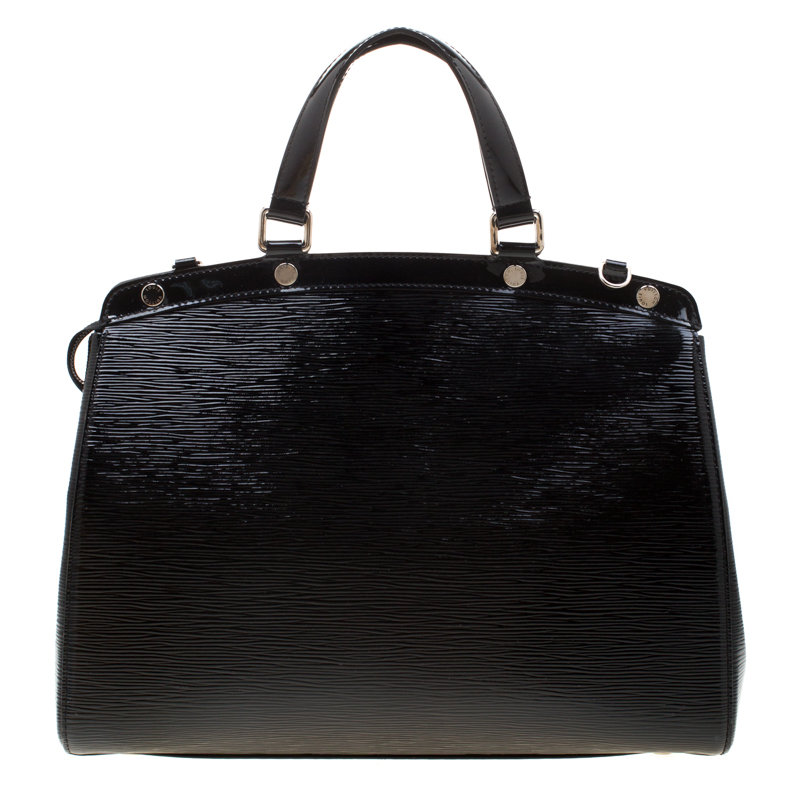 Pre Owned حقيبة لوي فيتون بريه جلد أيبي أليكتريك سوداء GM