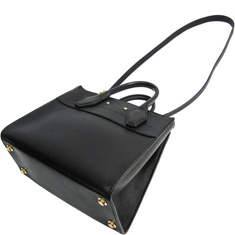 

Louis Vuitton Noir Leather City Steamer PM Bag, Black