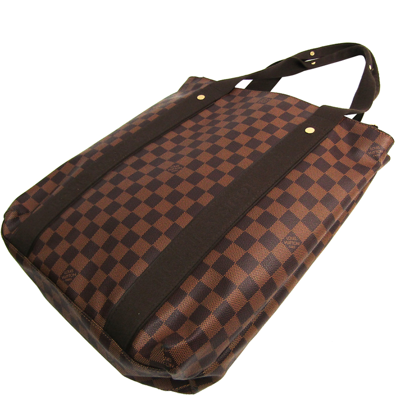 

Louis Vuitton Damier Ebene Canvas Beaubourg Tote, Brown