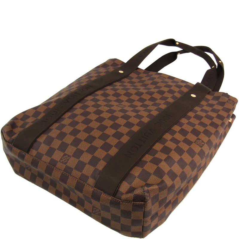 

Louis Vuitton Damier Ebene Canvas Beaubourg Tote, Brown