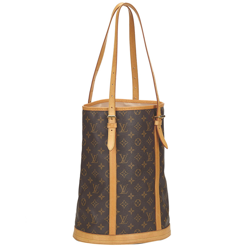 

Louis Vuitton Monogram Canvas Bucket GM Bag, Brown