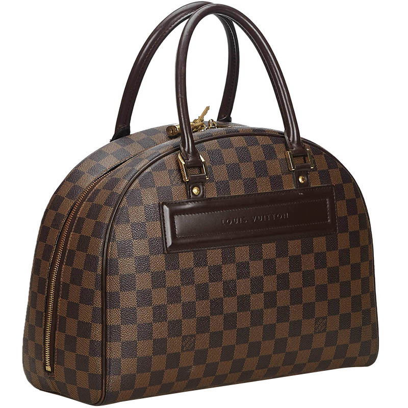 

Louis Vuitton Damier Ebene Canvas Nolita Satchel Bag, Brown