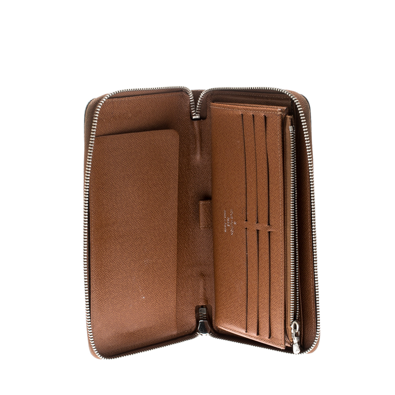 

Louis Vuitton Canelle Epi Leather Zippy Wallet, Brown