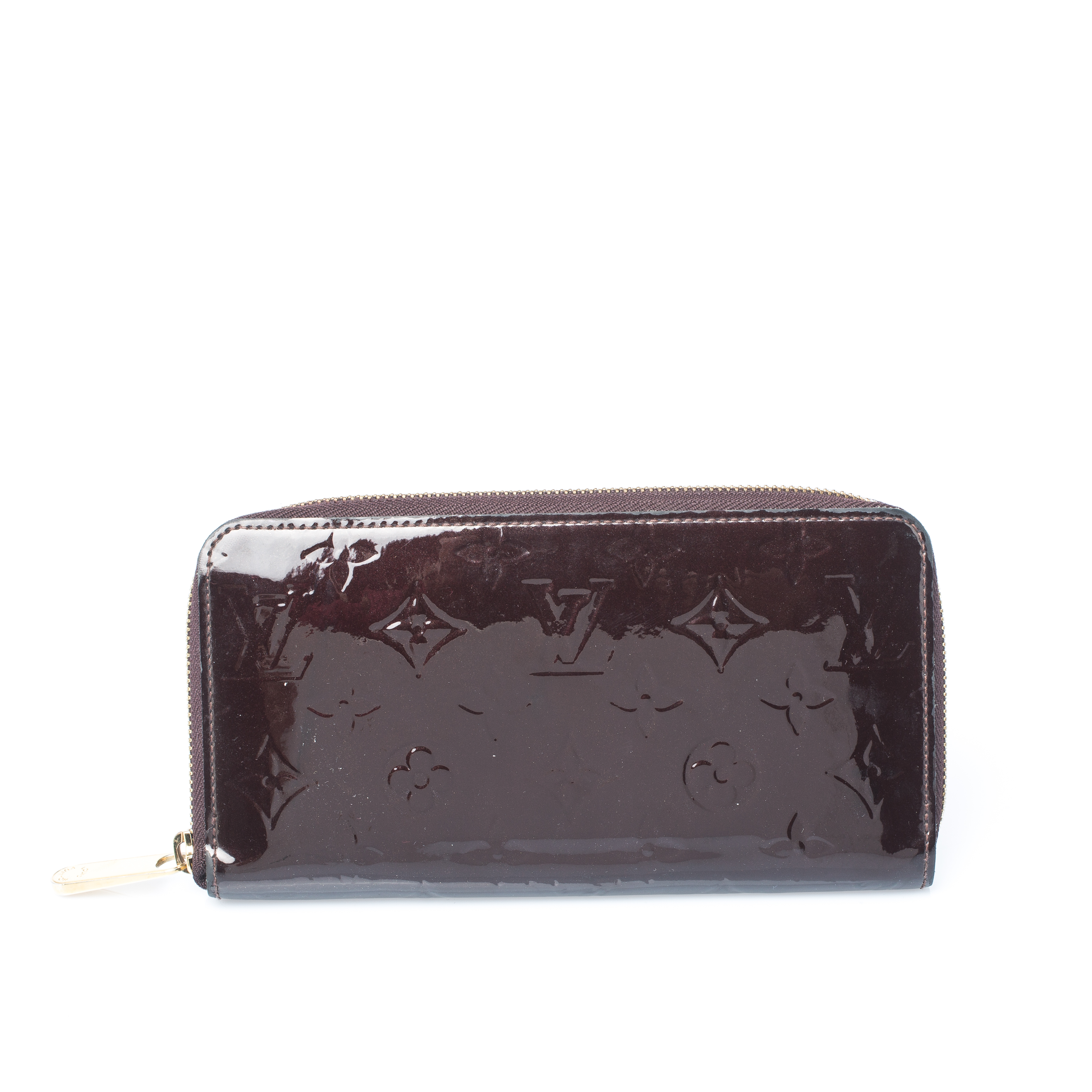 Louis Vuitton Amarante Monogram Vernis Zippy Wallet