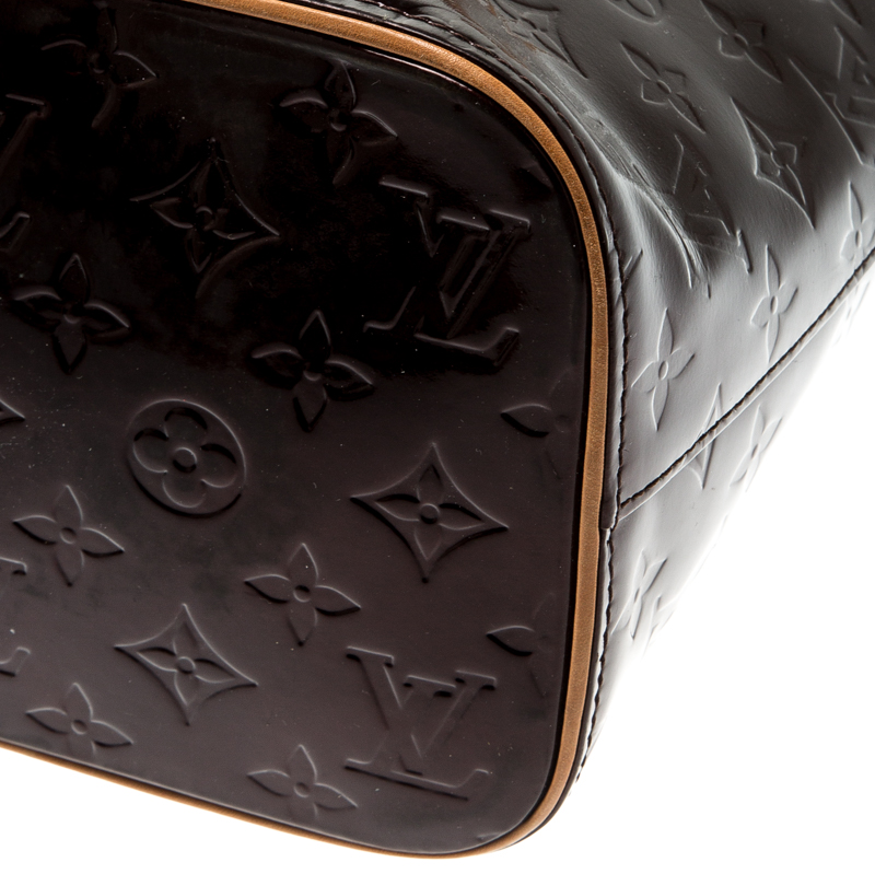 Louis Vuitton - Houston Vernis Leather Amarante