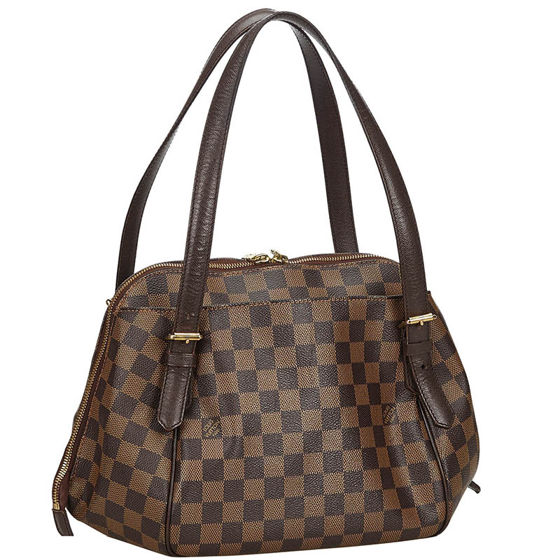 

Louis Vuitton Damier Ebene Belem MM Bag, Brown