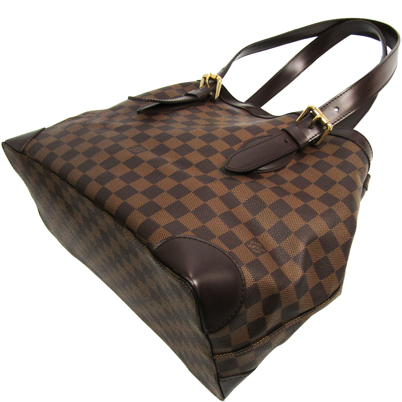 

Louis Vuitton Damier Ebene Canvas Hampstead MM Bag, Brown