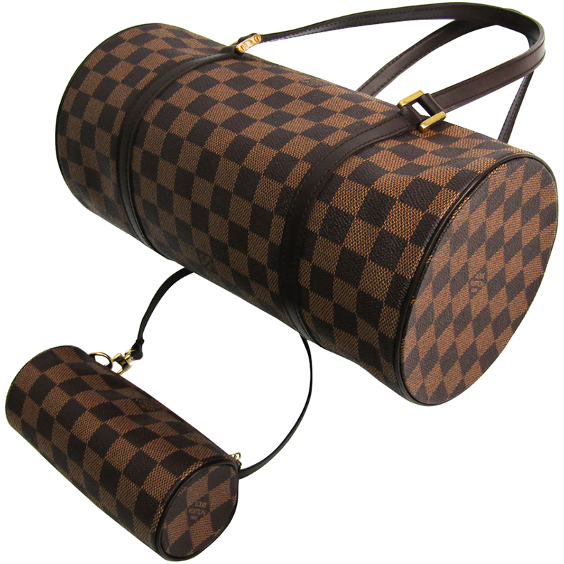 

Louis Vuitton Damier Ebene Canvas Papillon 30 Bag, Brown