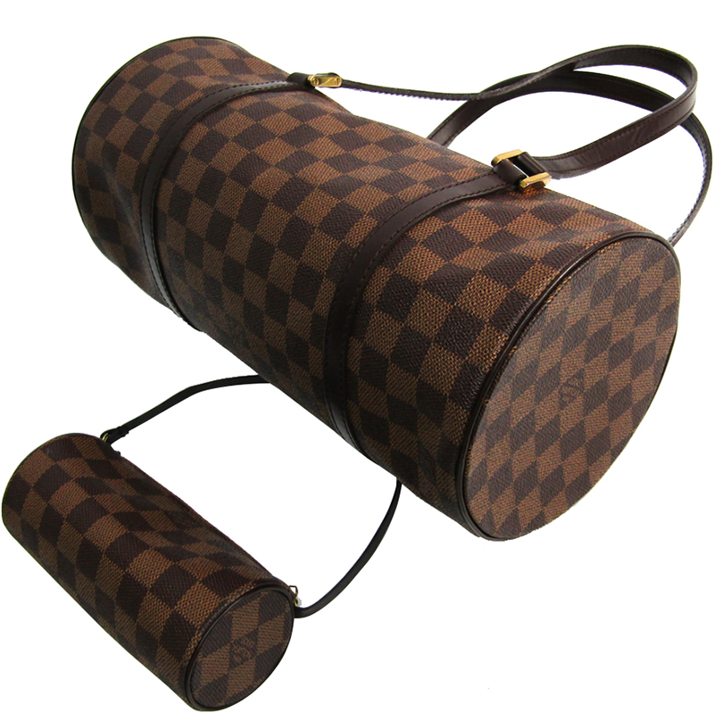 

Louis Vuitton Damier Ebene Canvas Papillon 30 Bag, Brown
