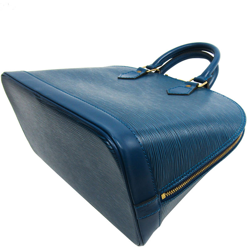 

Louis Vuitton Toledo Blue Epi Leather Alma Bag