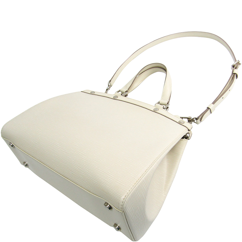 

Louis Vuitton Ivory Epi Leather Brea GM Bag, White