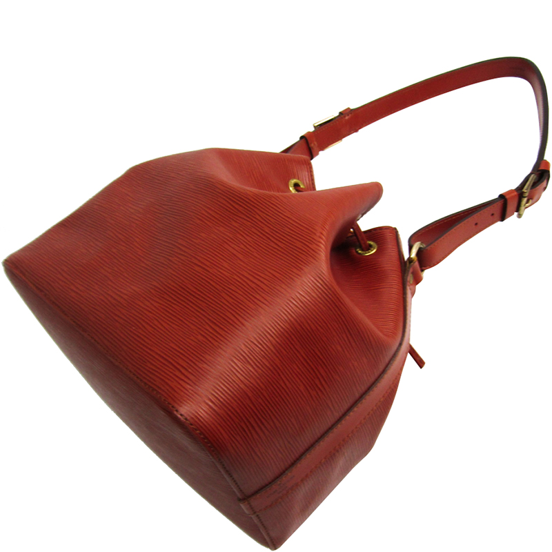 

Louis Vuitton Kenyan Brown Epi Leather Petit Noe Shoulder Bag