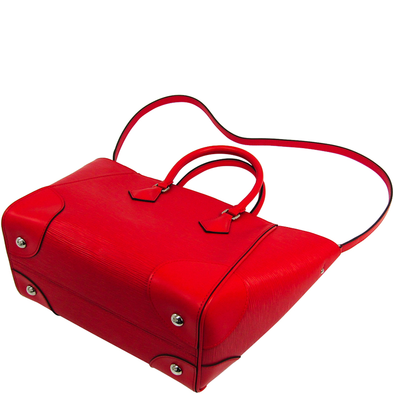 

Louis Vuitton Coqueli Epi Leather Phenix MM Bag, Red