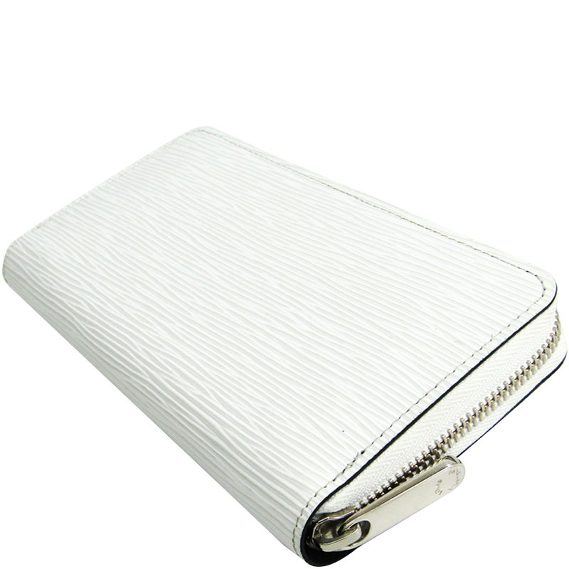 

Louis Vuitton Neige Epi Leather Isetan Pop-up Store Limited Zippy Wallet, White