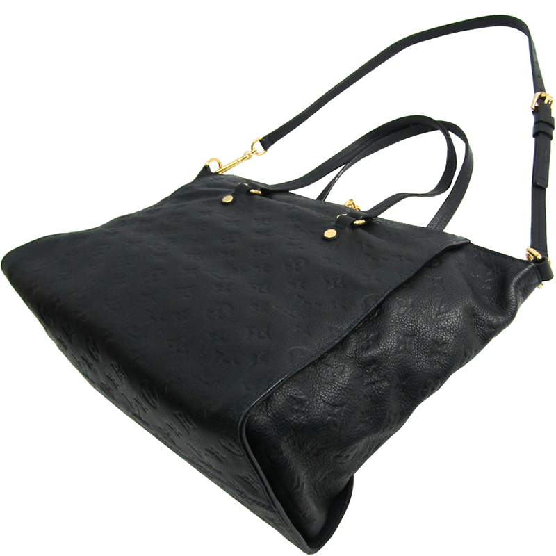 

Louis Vuitton Infini Monogram Empreinte Leather Lumineuse PM Bag, Black