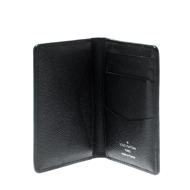 

Louis Vuitton Black Epi Leather Pocket Organizer