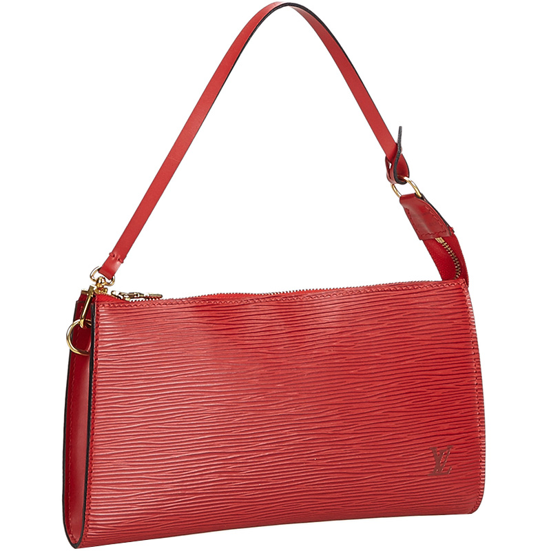 

Louis Vuitton Red Epi Leather Pochette Accessoires 24