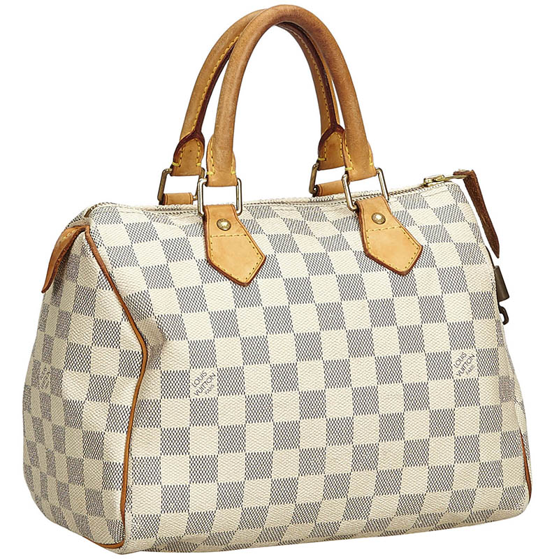 

Louis Vuitton Damier Azur Speedy 25 Bag, Blue