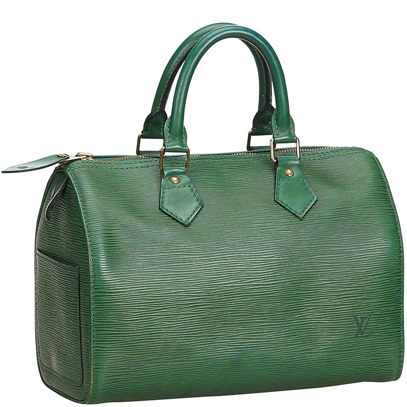 

Louis Vuitton Green Epi Leather Speedy 25