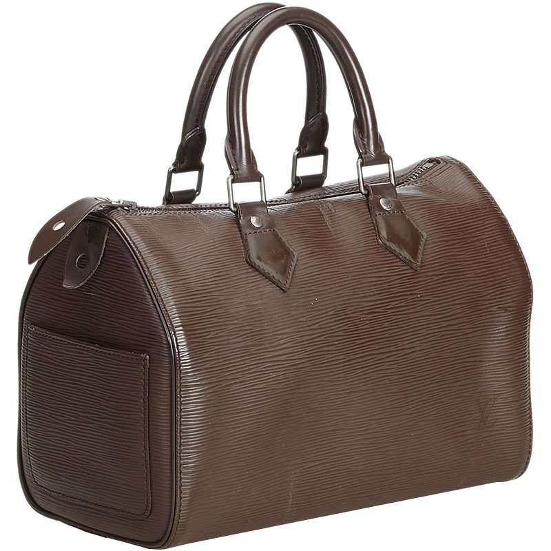 

Louis Vuitton Brown Epi Leather Speedy 25 Bag