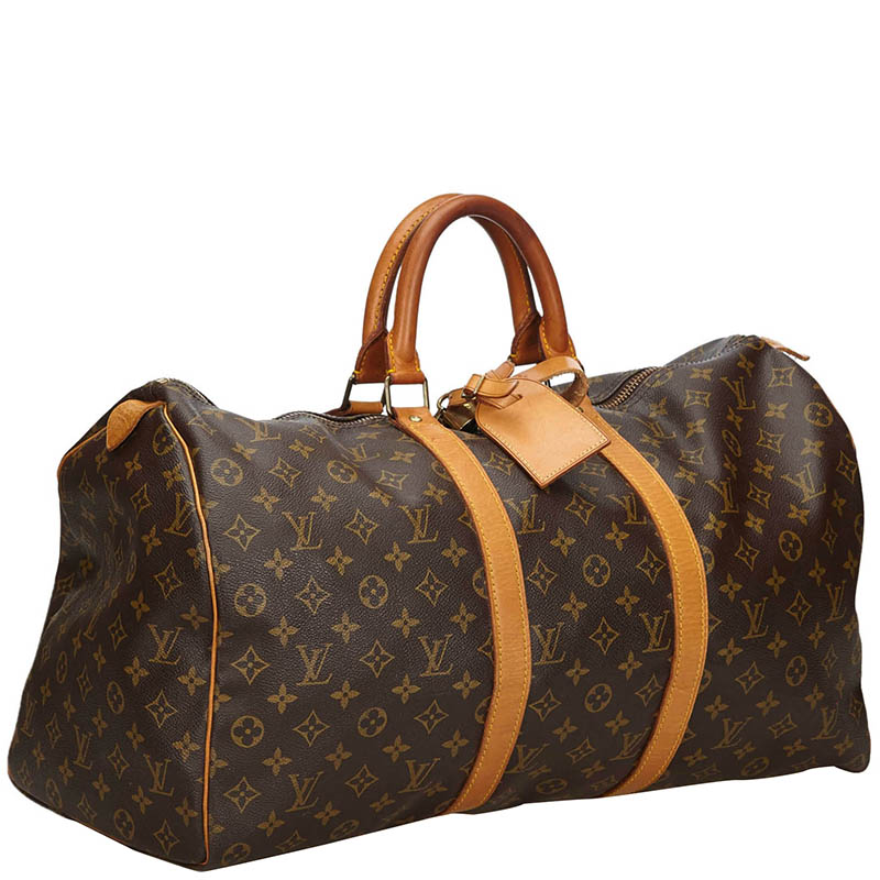 

Louis Vuitton Monogram Canvas Keepall 50 Bag, Brown
