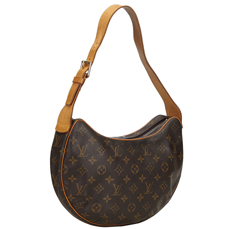 

Louis Vuitton Monogram Canvas Croissant MM Bag, Brown