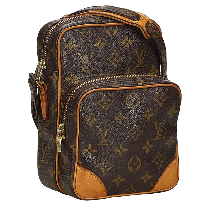 Louis Vuitton Monogram Canvas Amazone Camera Case Bag, Brown