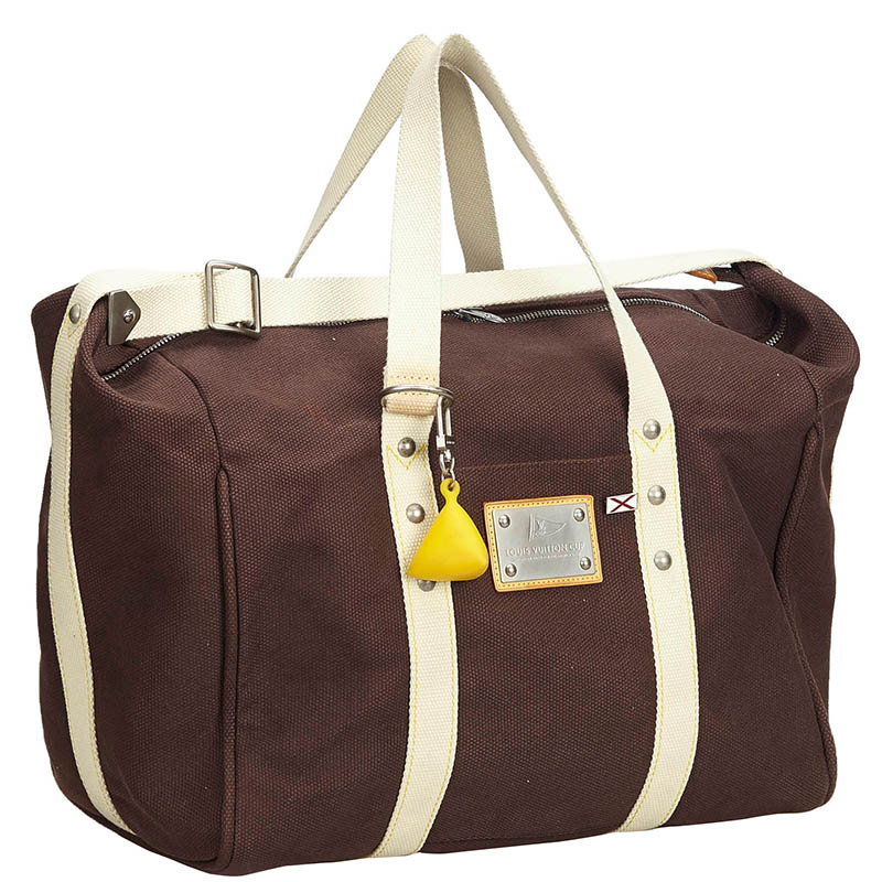 

Louis Vuitton Brown Canvas Antigua Sac Weekend