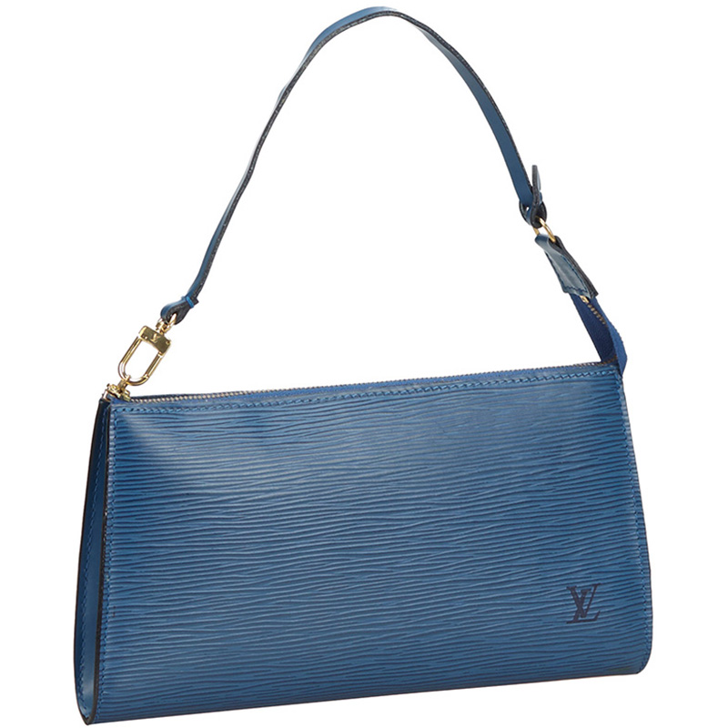 

Louis Vuitton Blue Epi Pochette Accessoires