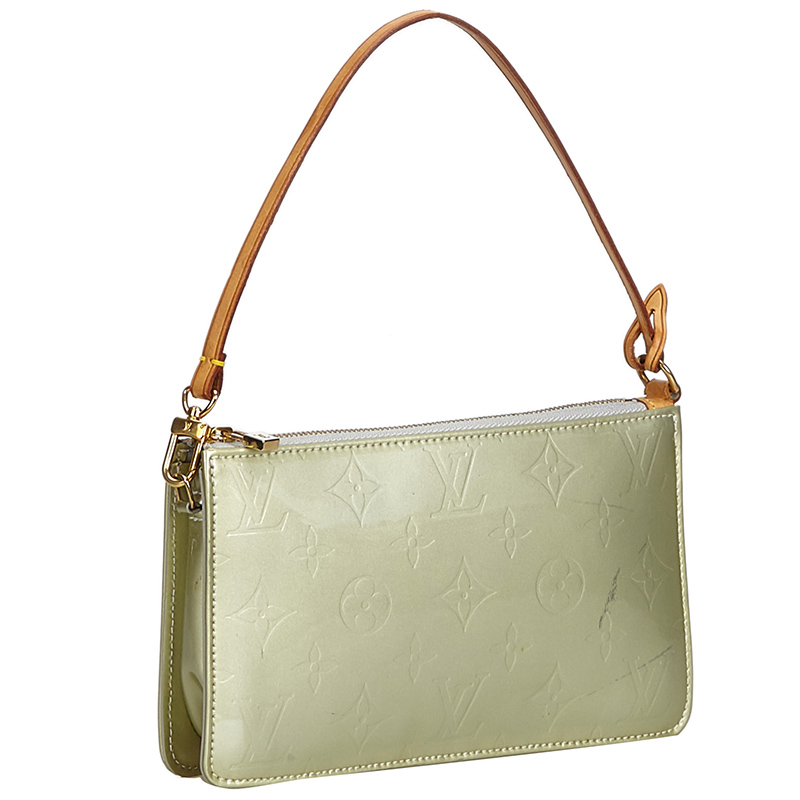 

Louis Vuitton White Monogram Vernis Lexington Pochette