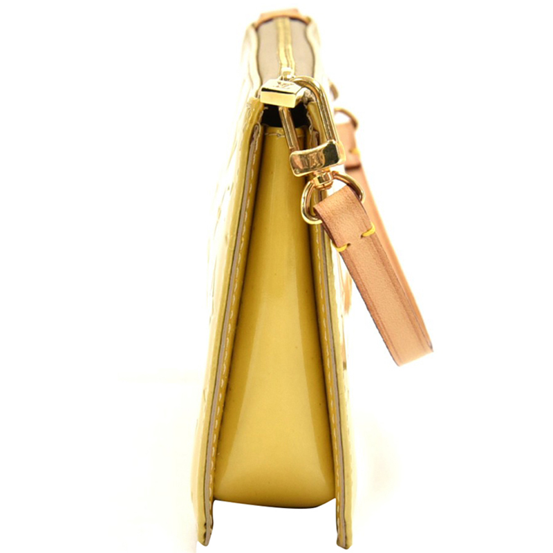 

Louis Vuitton Yellow Lexington Vernis Leather Hand Bag