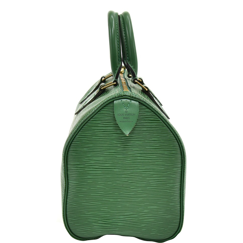 

Louis Vuitton Green Epi Leather Speedy 25 Bag
