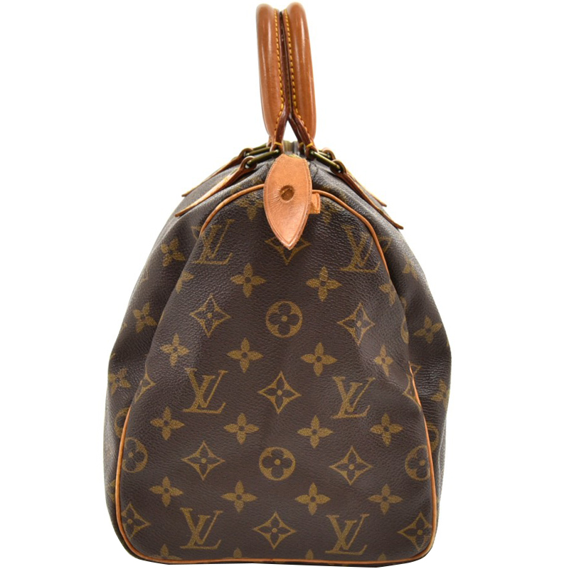 

Louis Vuitton Monogram Canvas Speedy 30 Bag, Brown