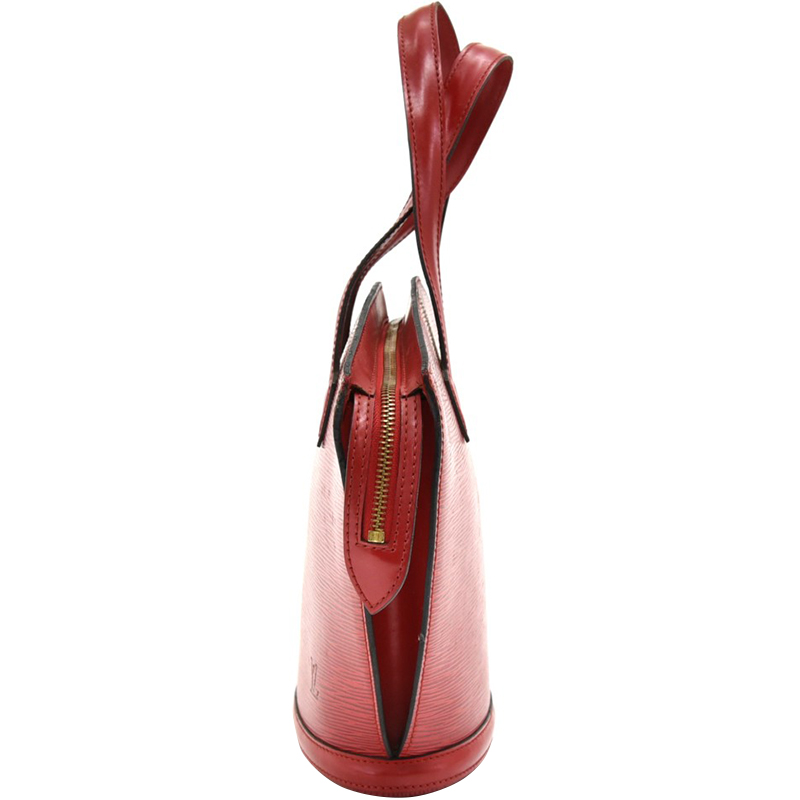 

Louis Vuitton Red Epi Leather Saint Jacques PM Bag