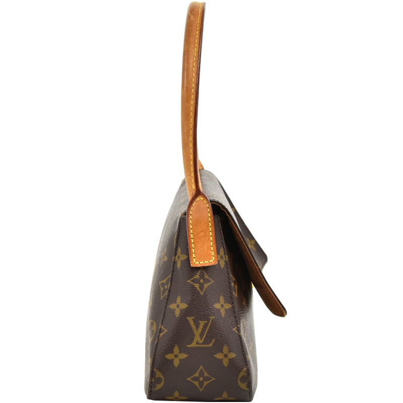 

Louis Vuitton Monogram Canvas Mini Looping Bag, Brown