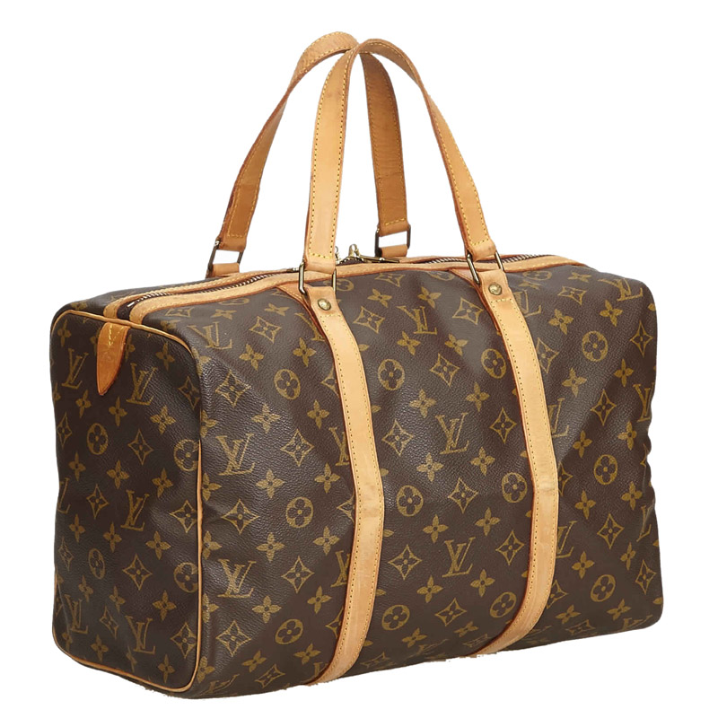 

Louis Vuitton Monogram Canvas Sac Souple 35 Bag, Brown