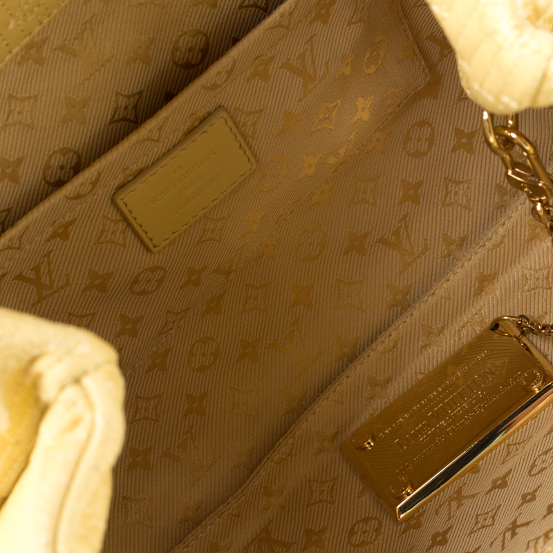 

Louis Vuitton Yellow Monogram Leather Altair Clutch