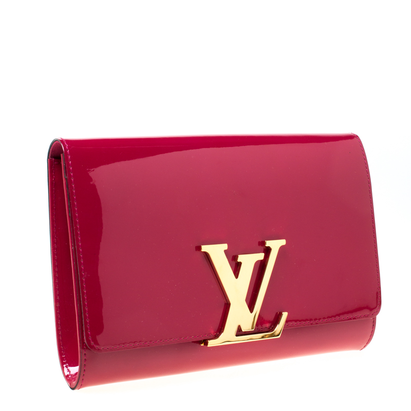 Louis Vuitton Vernis Louise Clutch - Red Clutches, Handbags