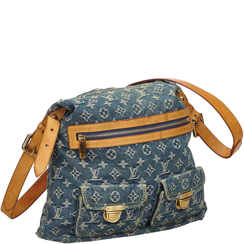 

Louis Vuitton Blue Monogram Denim Baggy GM